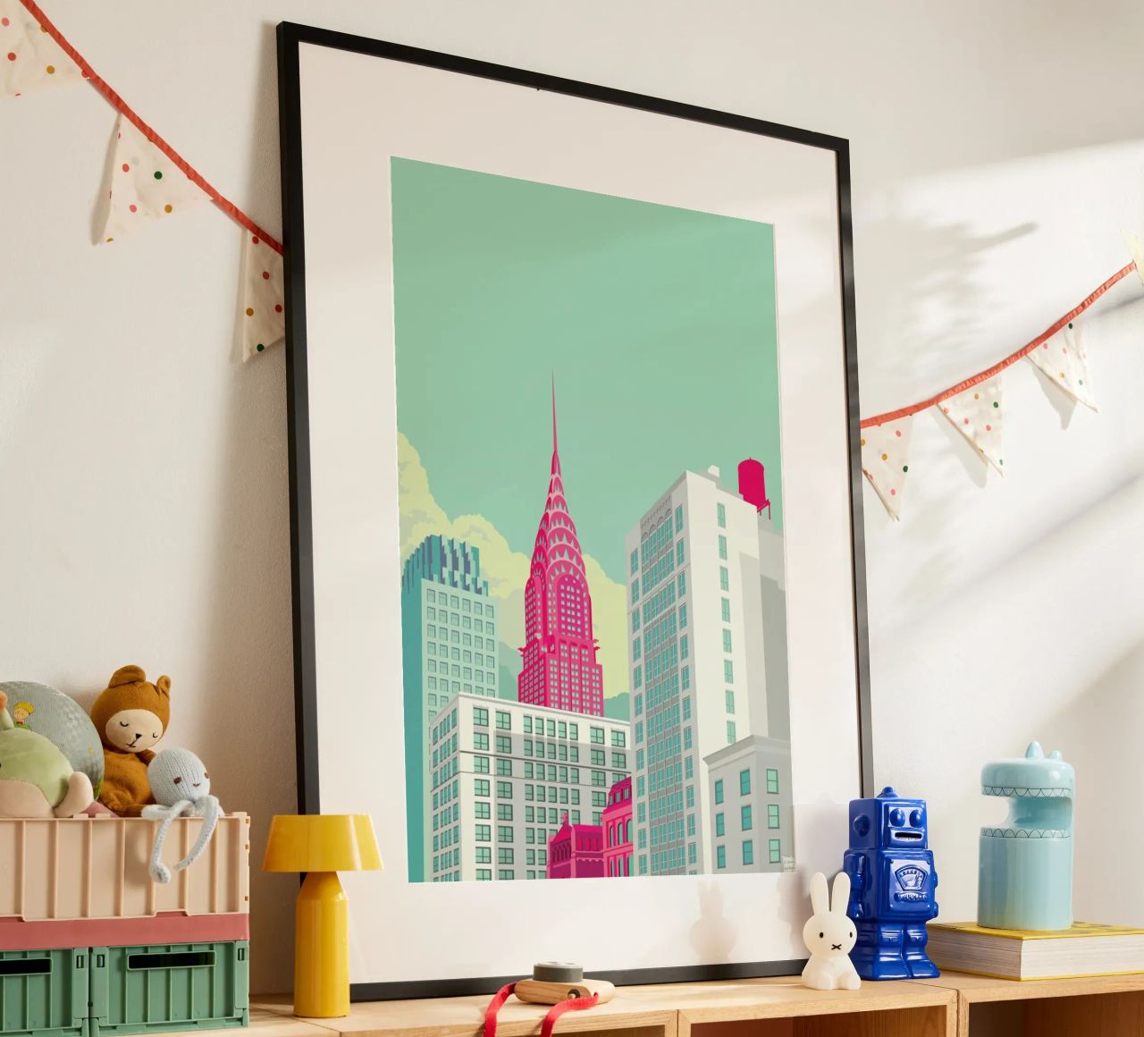 Park Avenue New York City poster by Remko Heemskerk
