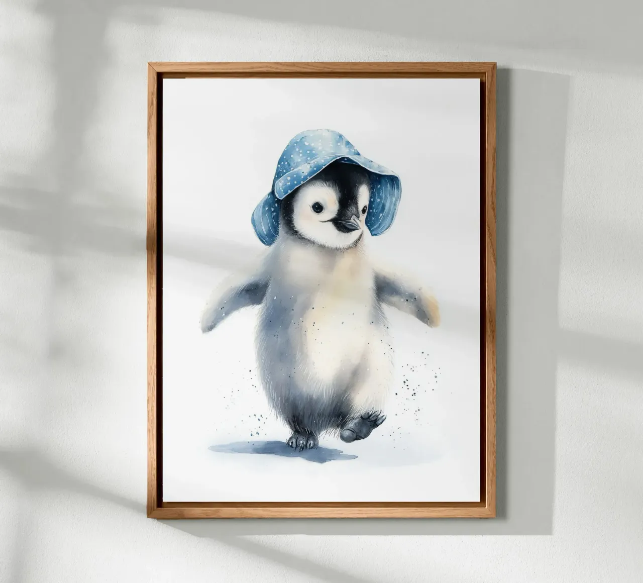 Poster di un simpatico pinguino per la cameretta dei bambini alluminio dibond da Kid’s Dream