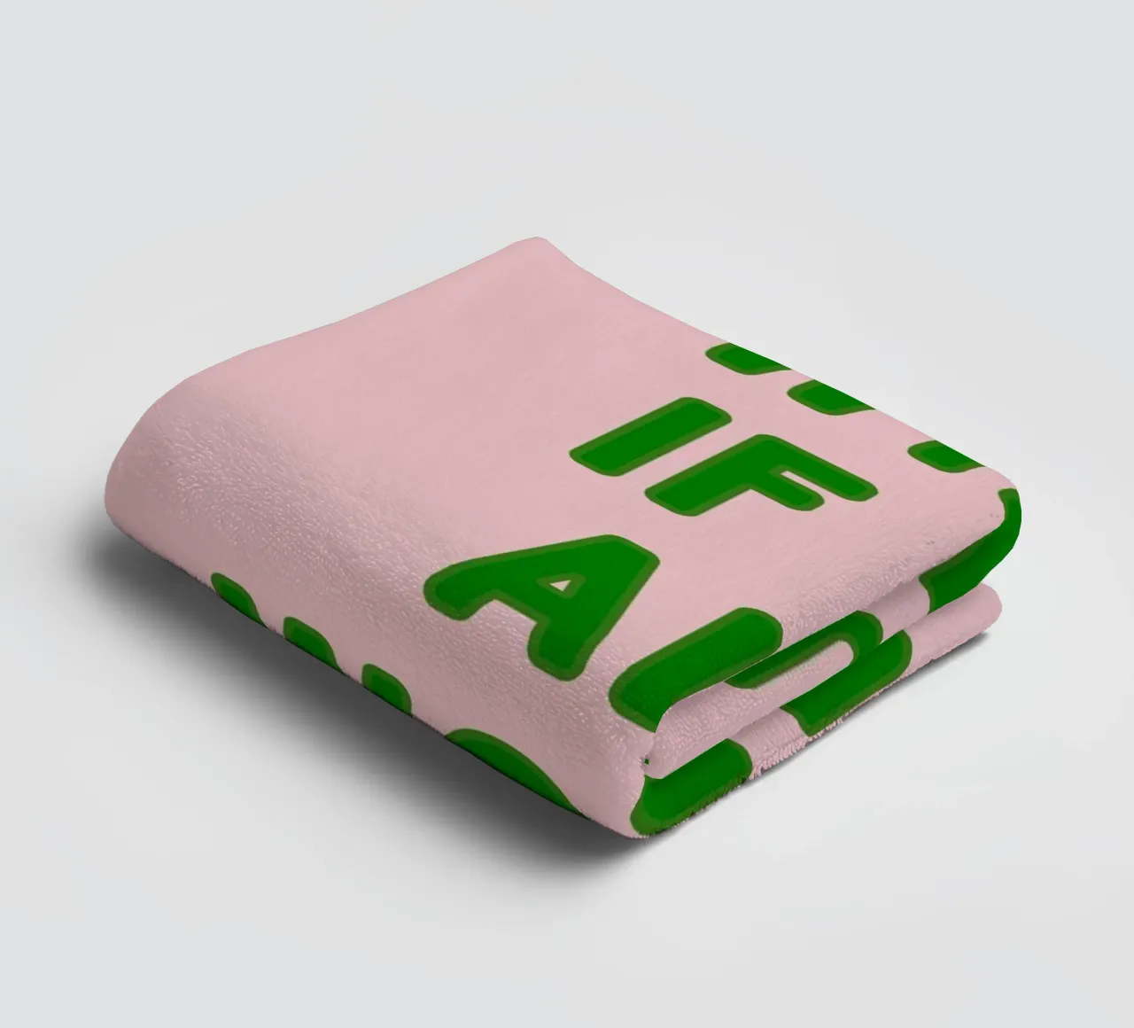 Inspirational Typography Quote But What If It All Works Out towel by pdigitalprints