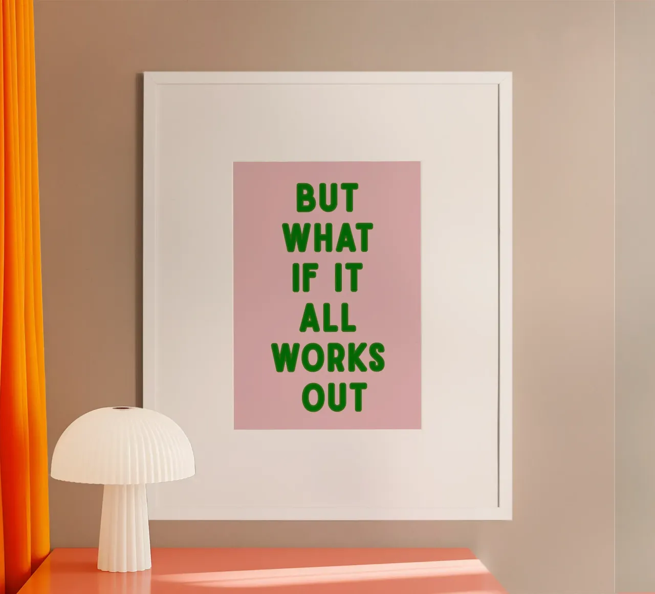 Inspirational Typography Quote But What If It All Works Out hahnemühle by pdigitalprints