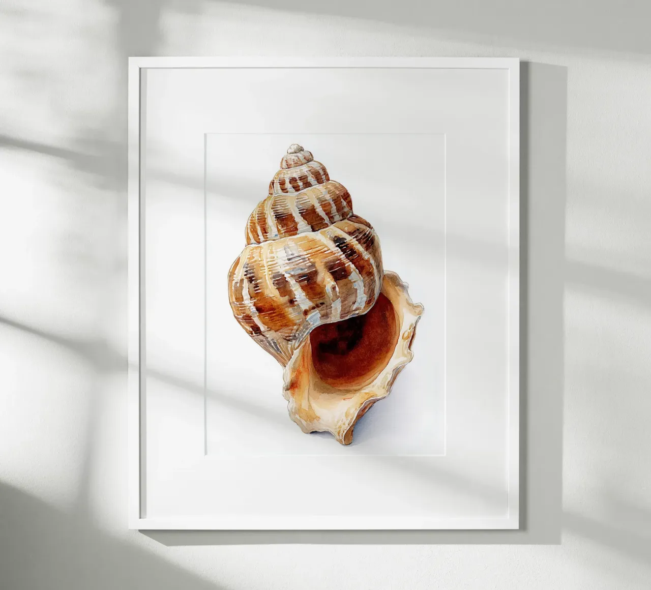 Poster con conchiglie per la cameretta dei bambini carta hahnemühle da Kid’s Dream
