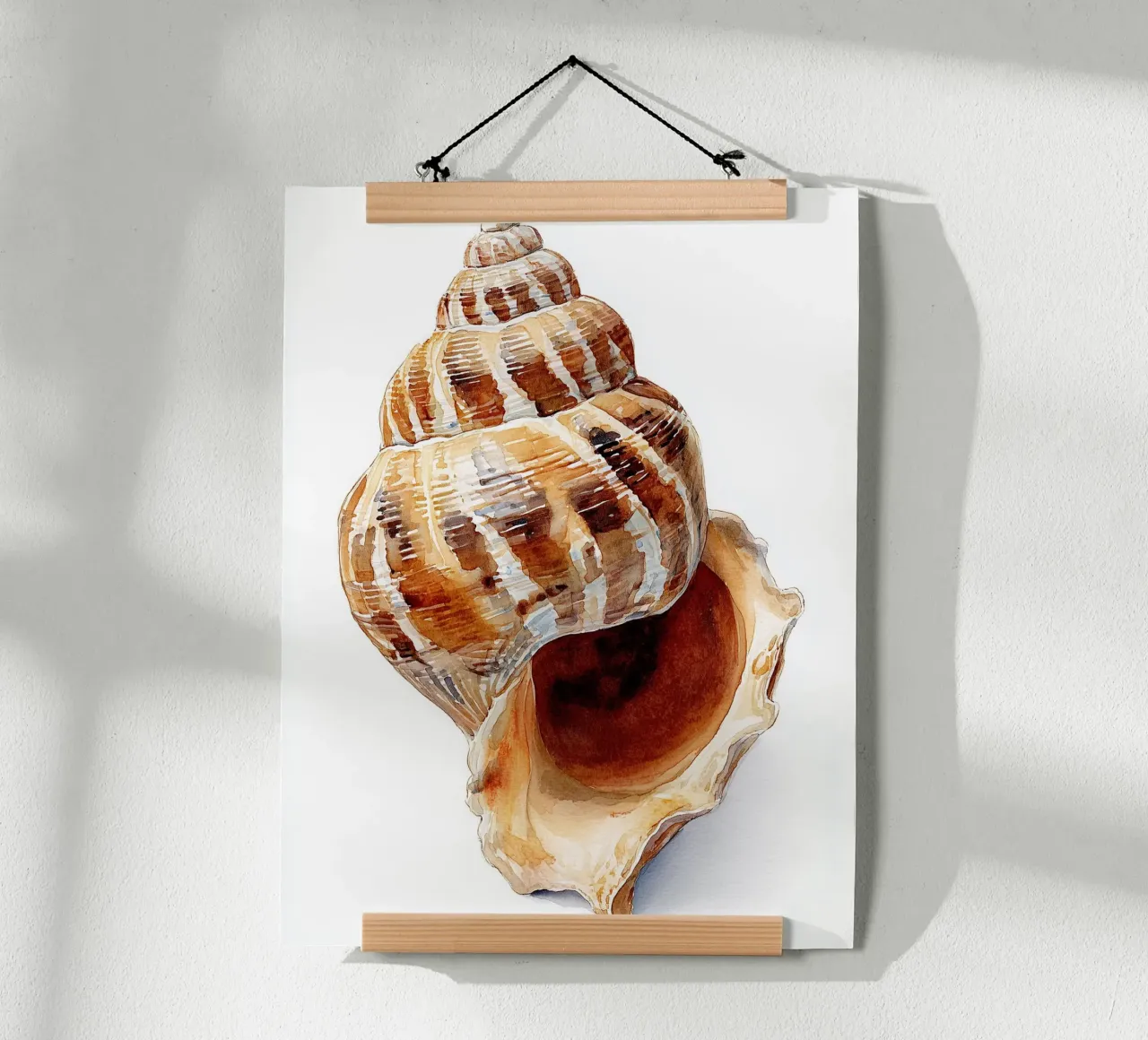 Poster con conchiglie per la cameretta dei bambini carta hahnemühle da Kid’s Dream