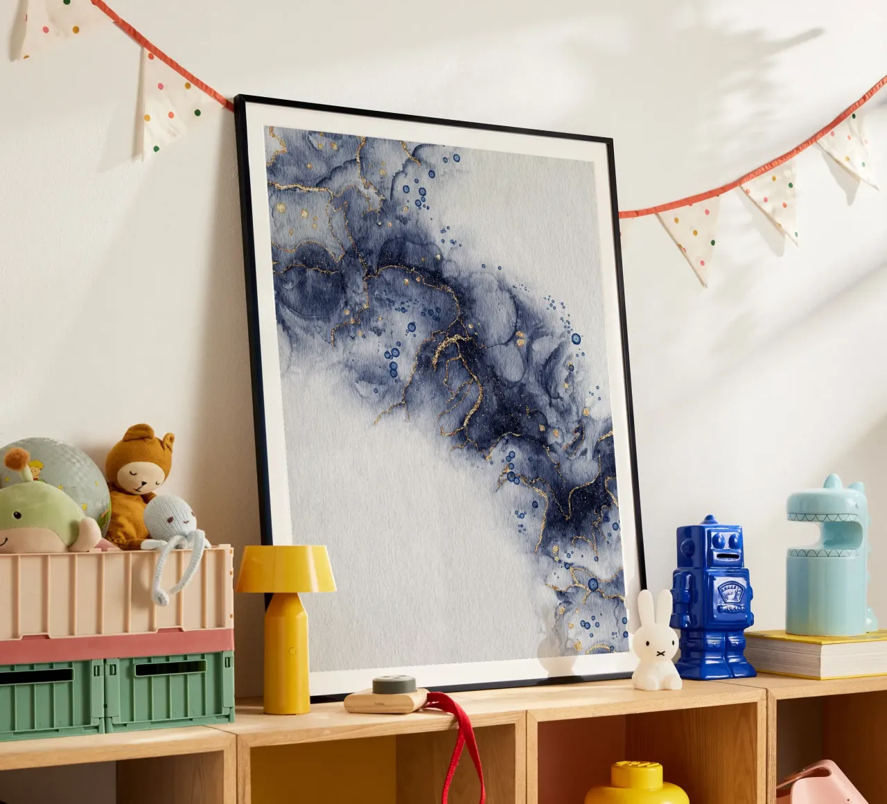 Cosmic Indigo Geode poster da LisaArtes