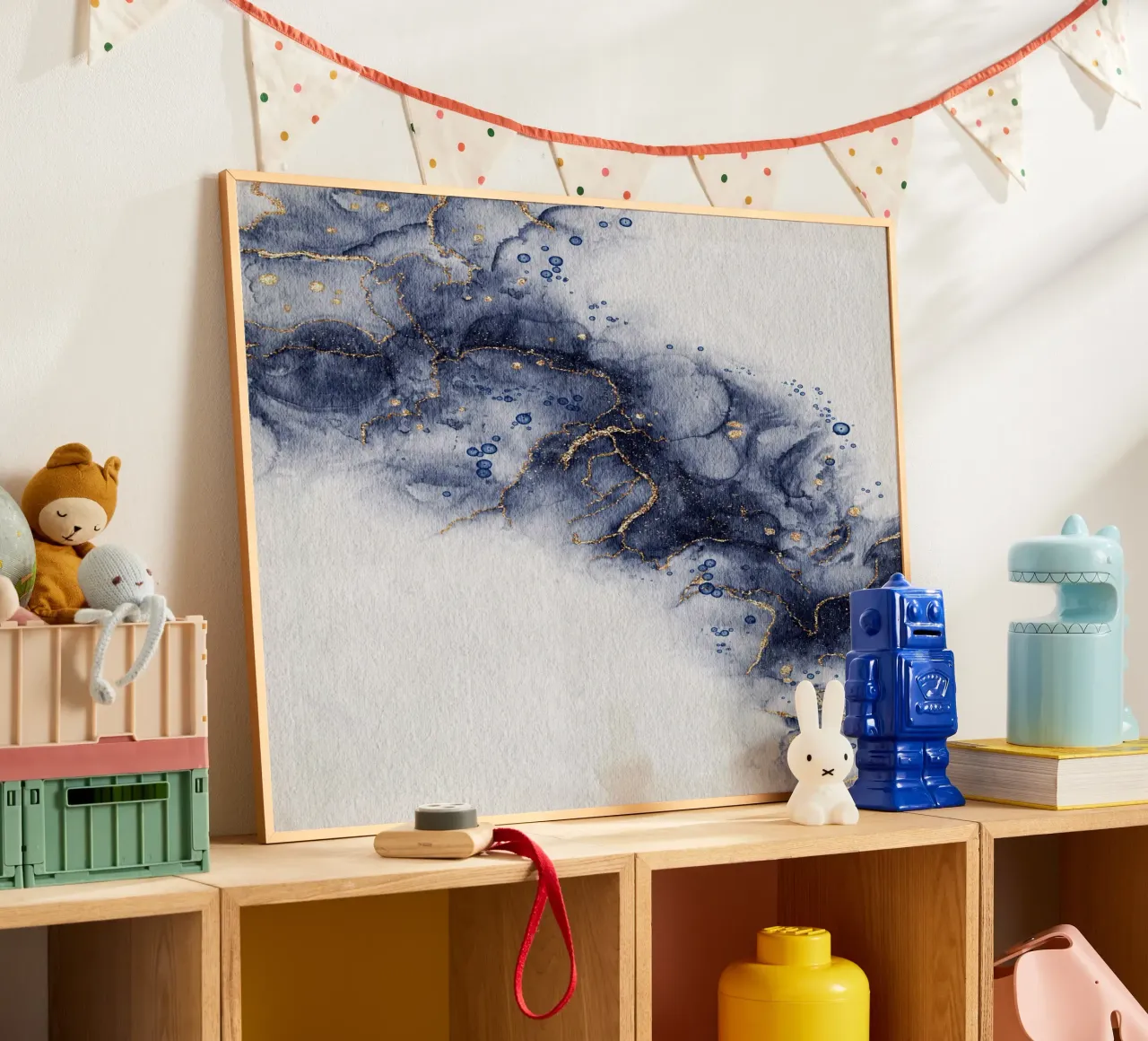 Cosmic Indigo Geode poster da LisaArtes