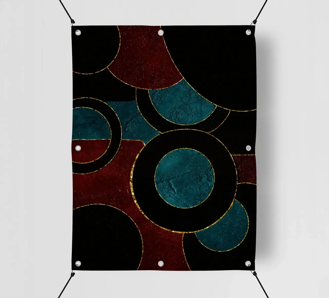 Art Deco Geometrics telo in pvc da LisaArtes