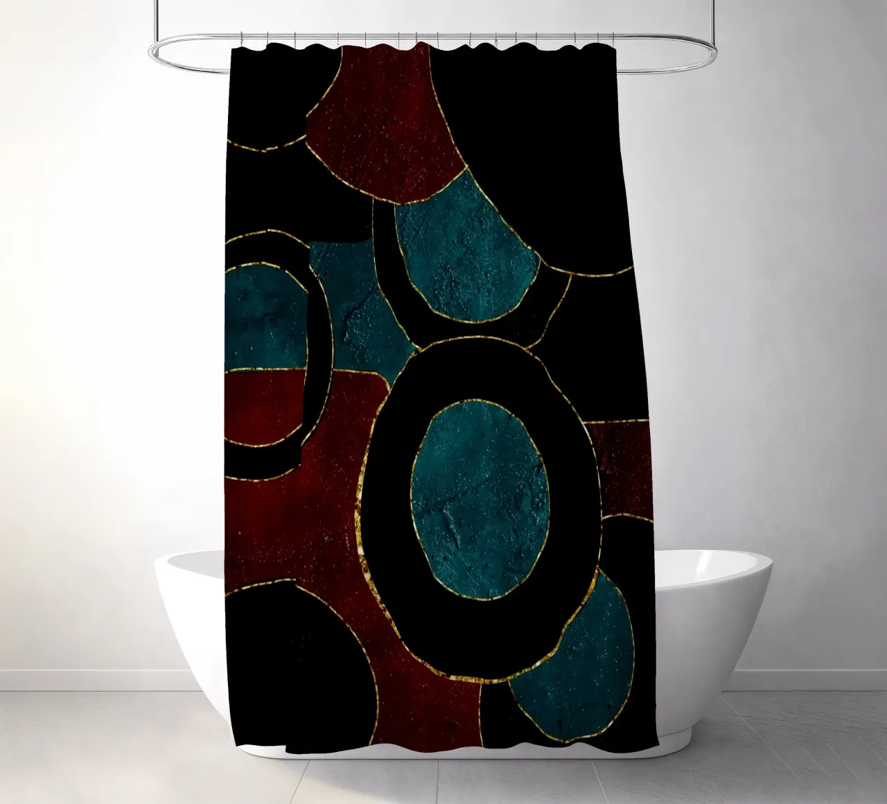 Art Deco Geometrics tenda da doccia da LisaArtes