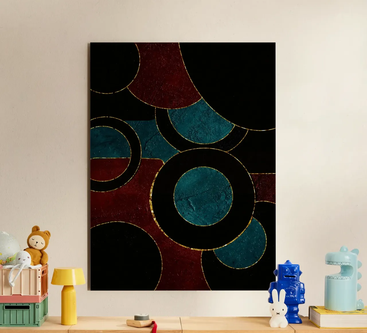 Art Deco Geometrics alluminio dibond da LisaArtes