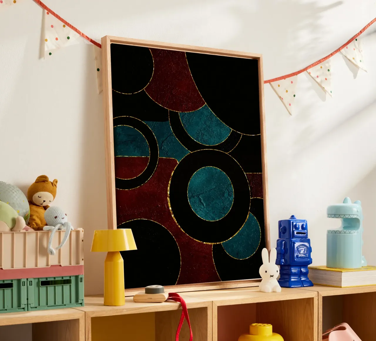 Art Deco Geometrics tela da LisaArtes