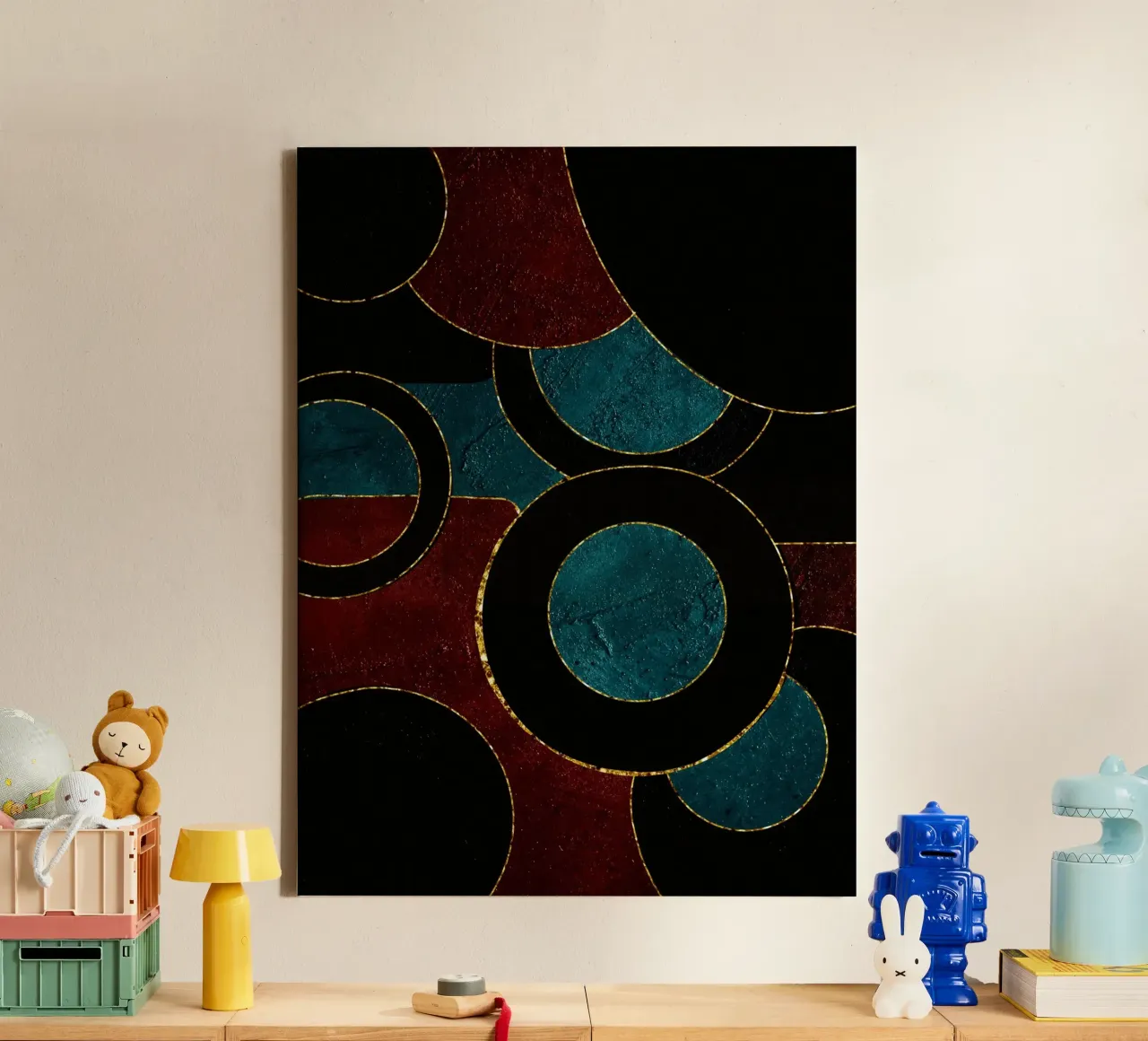 Art Deco Geometrics tela da LisaArtes