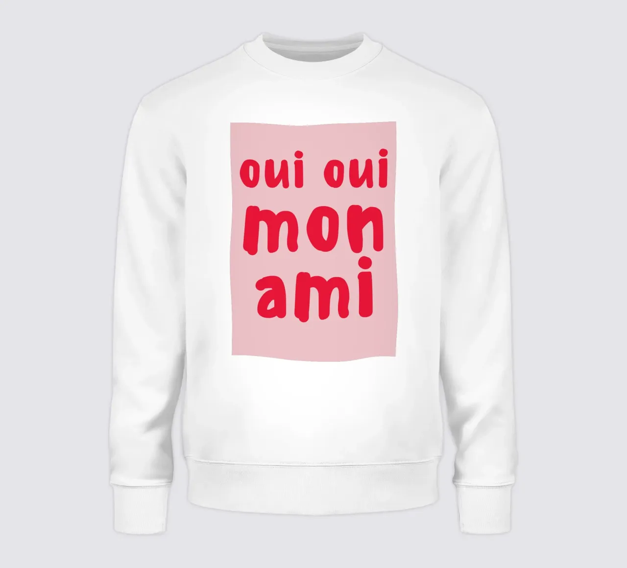 Oui Oui Mon Ami Print – French Quote Art felpa da pdigitalprints