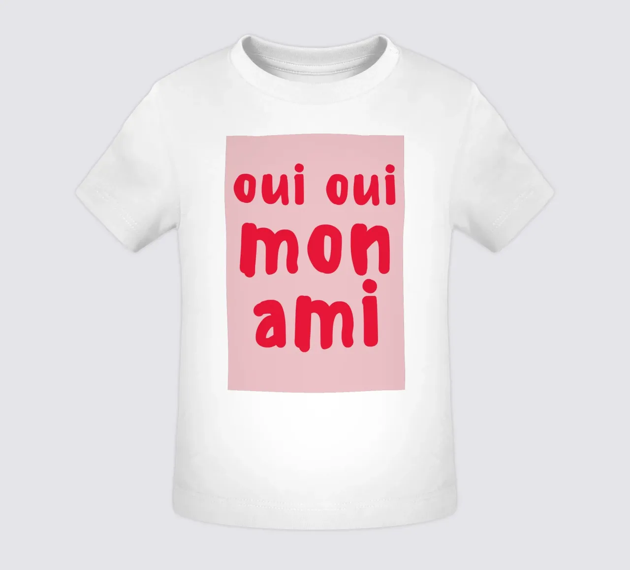 Oui Oui Mon Ami Print – French Quote Art maglietta neonato da pdigitalprints