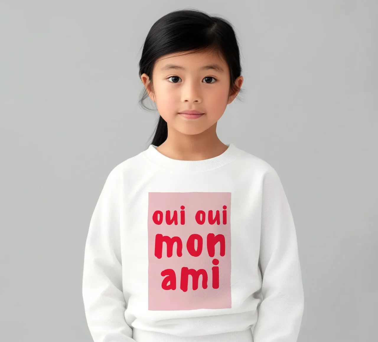 Oui Oui Mon Ami Print – French Quote Art felpa bambino da pdigitalprints