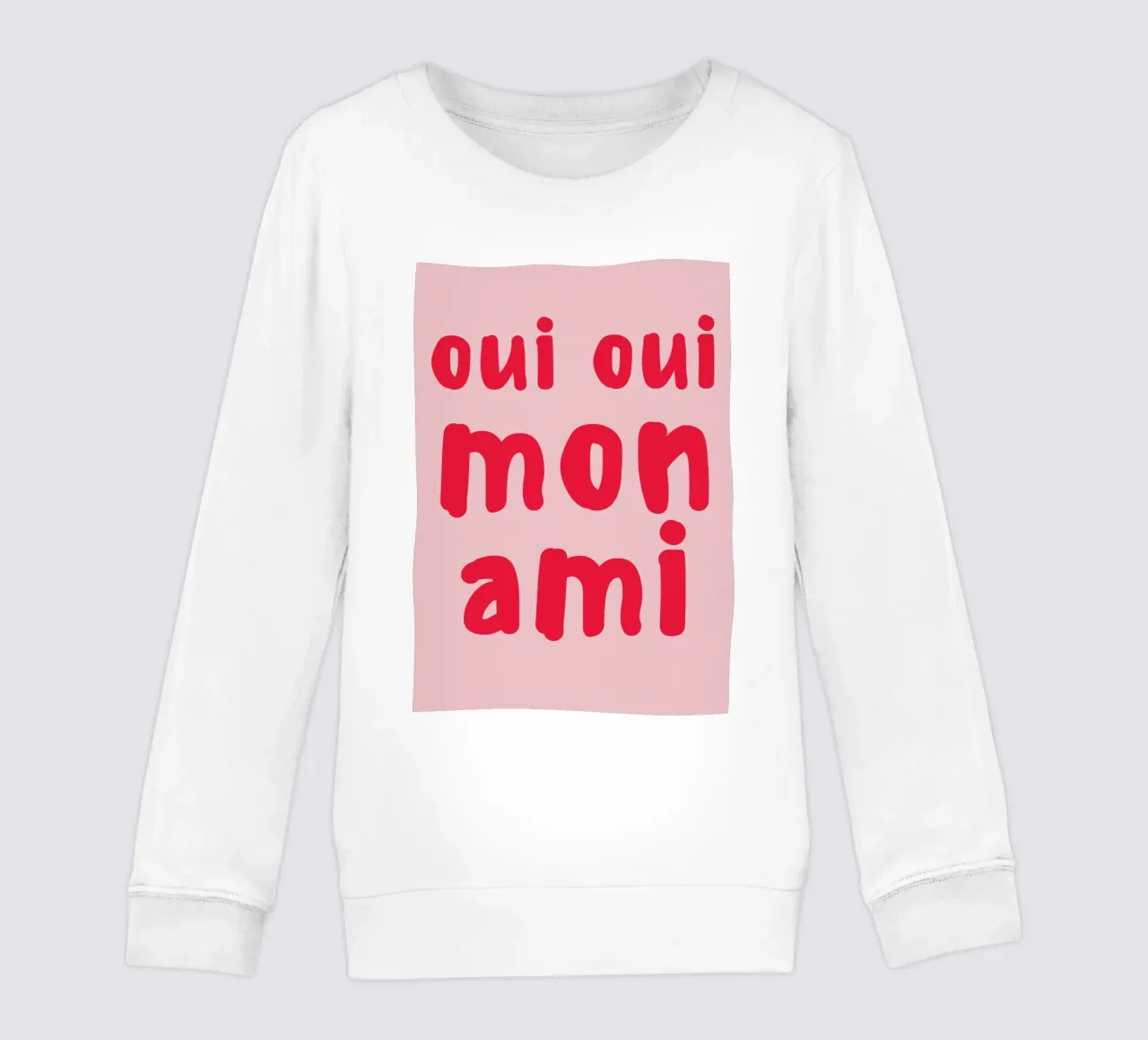 Oui Oui Mon Ami Print – French Quote Art felpa bambino da pdigitalprints