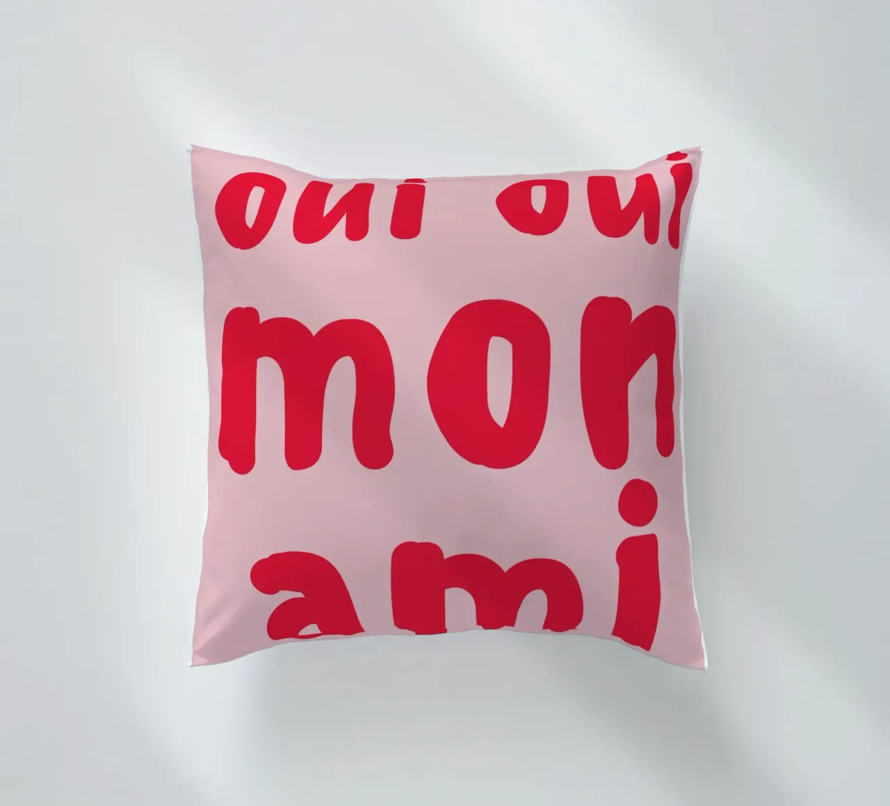 Oui Oui Mon Ami Print – French Quote Art cuscino da pdigitalprints