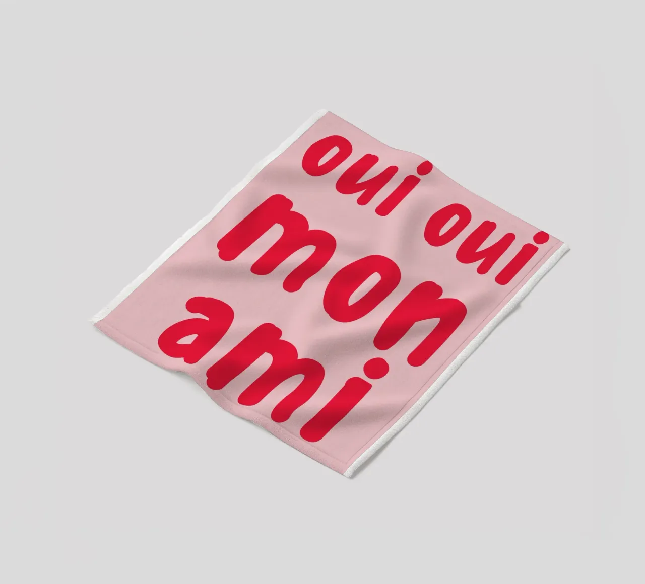 Oui Oui Mon Ami Print – French Quote Art coperta in pile da pdigitalprints