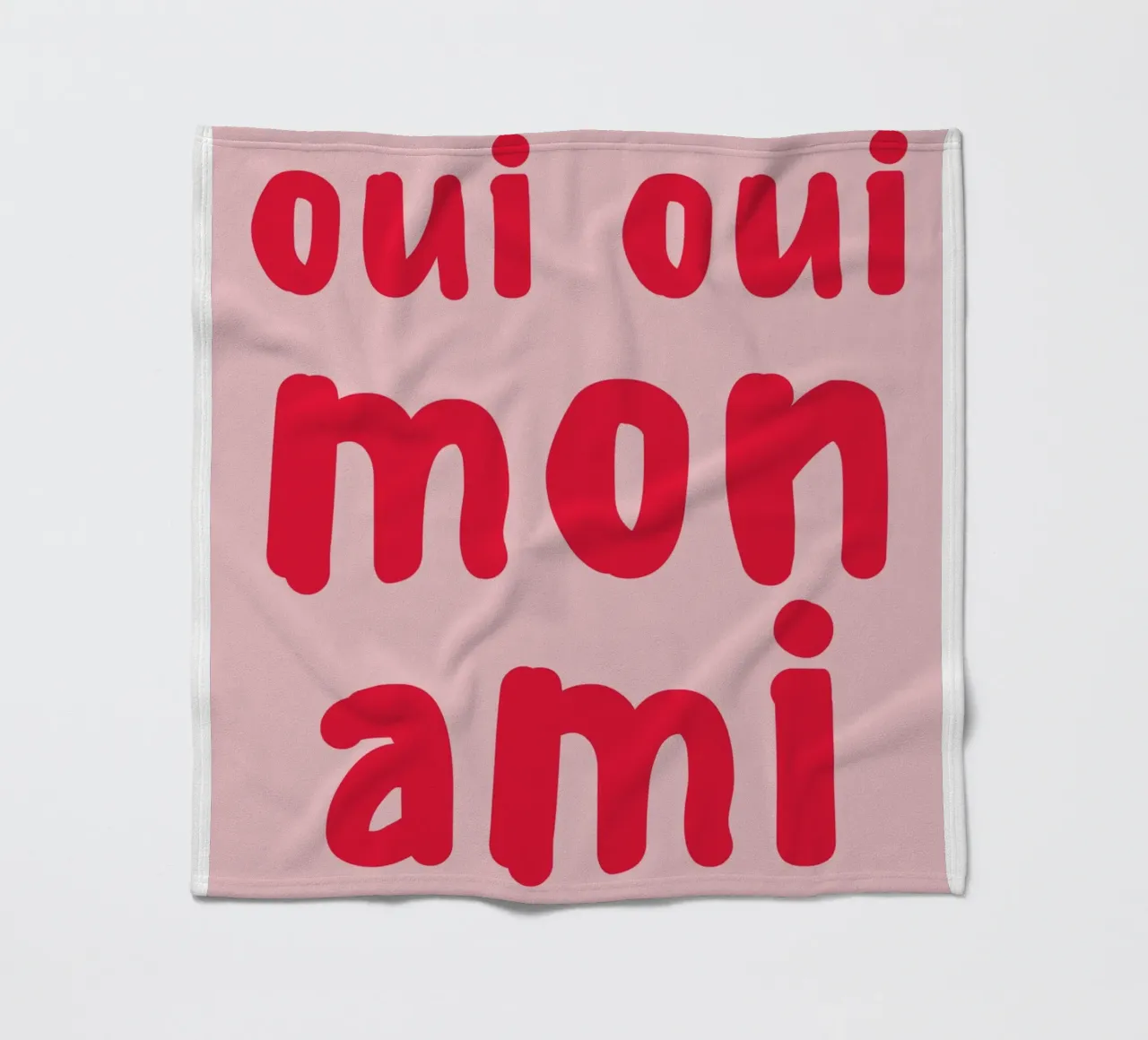 Oui Oui Mon Ami Print – French Quote Art coperta in pile da pdigitalprints