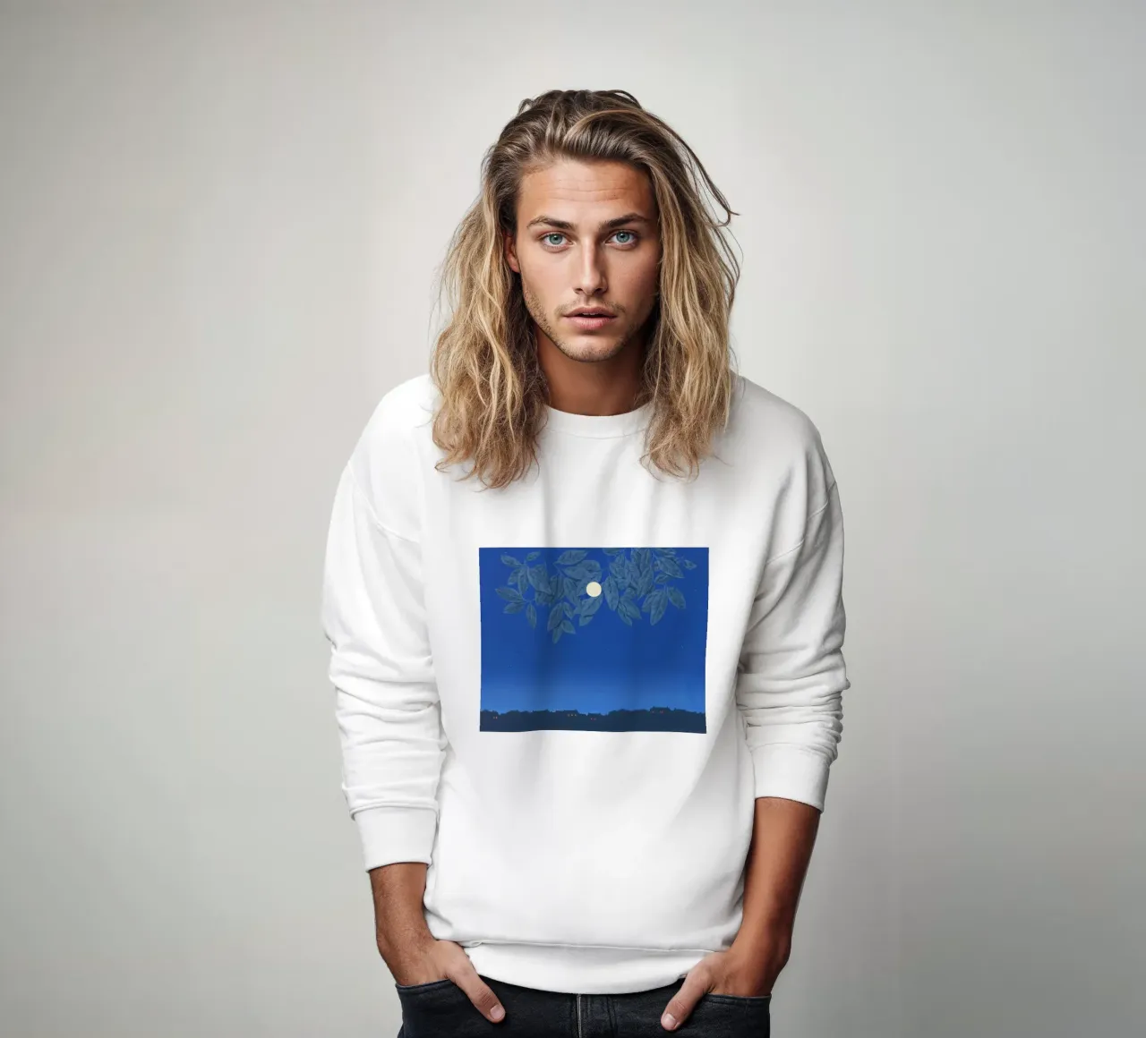 René Magritte’s Blank Page felpa da Classic Art Prints