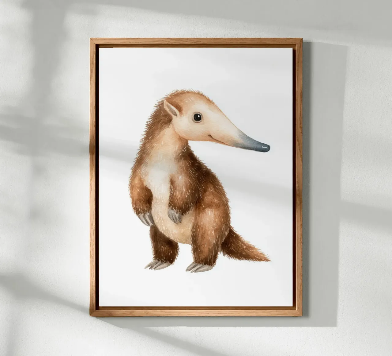 Poster di formichiere in acquerello alluminio dibond da Kid’s Dream