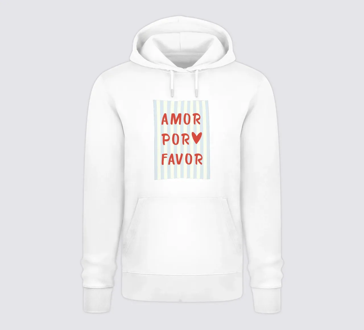 Amore per favore Citazione felpa con cappuccio da pdigitalprints