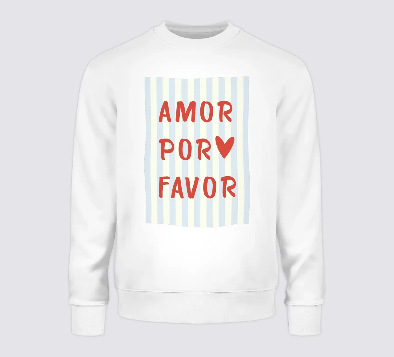 Amore per favore Citazione felpa da pdigitalprints