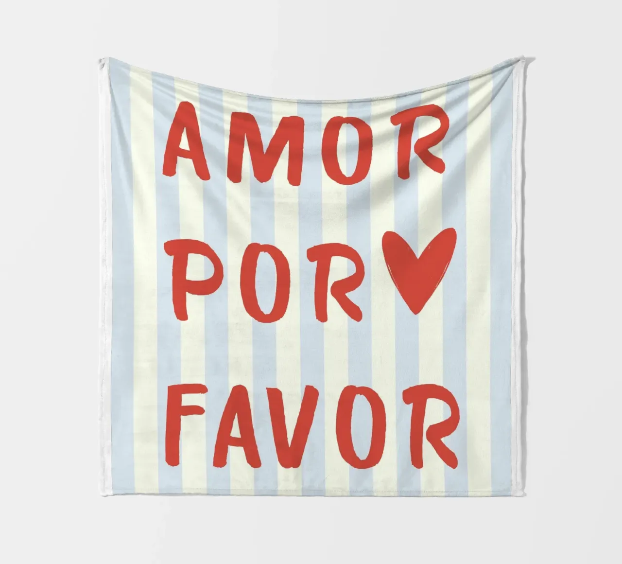 Amore per favore Citazione coperta in pile da pdigitalprints