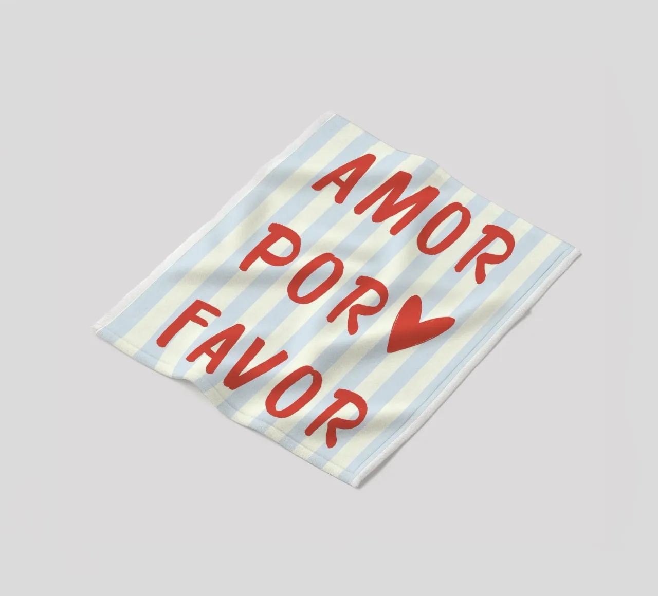 Amore per favore Citazione coperta in pile da pdigitalprints