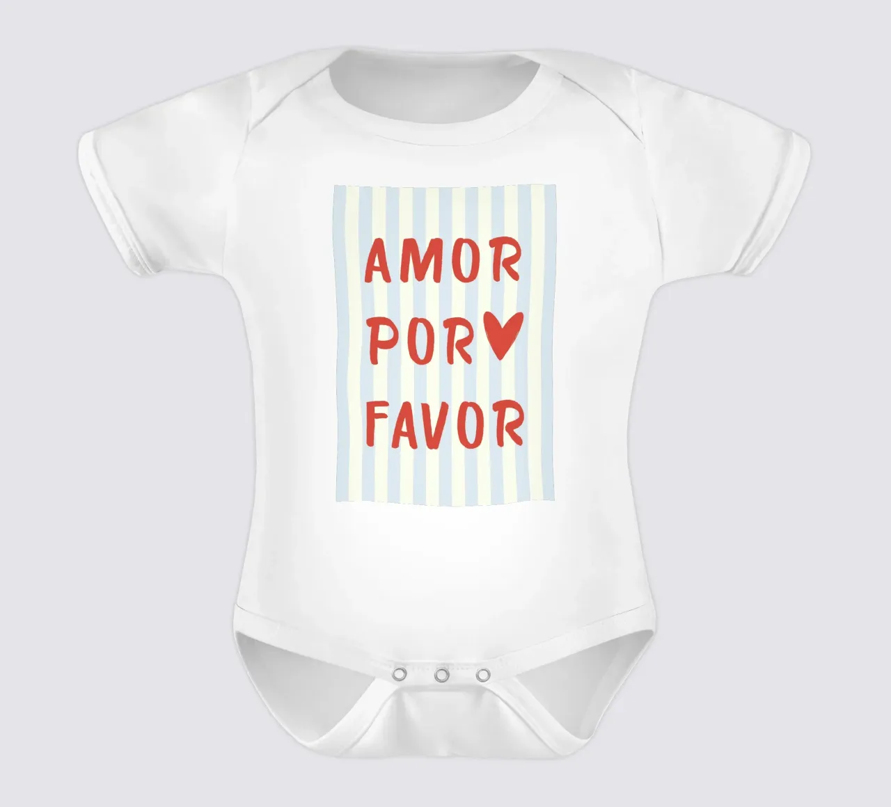 Amore per favore Citazione body neonato maniche corte da pdigitalprints