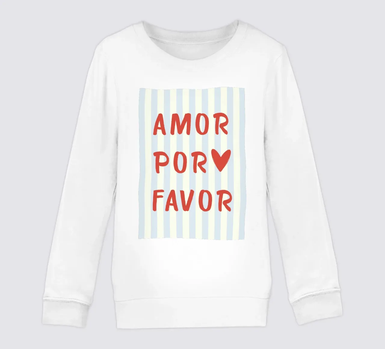 Amore per favore Citazione felpa bambino da pdigitalprints