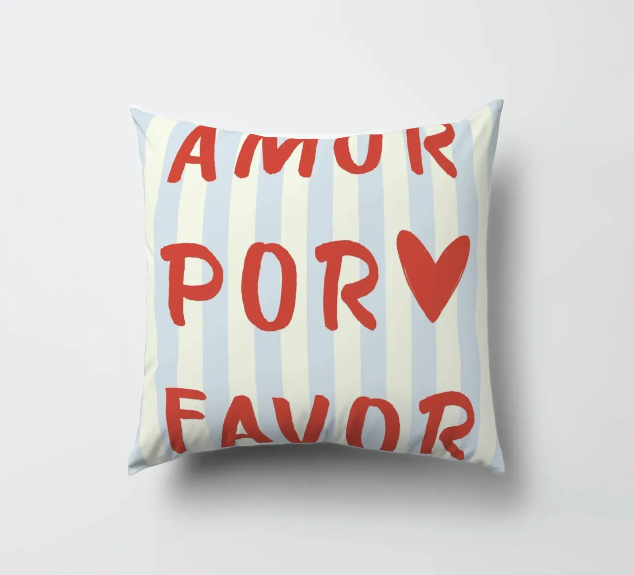 Amore per favore Citazione cuscino da pdigitalprints