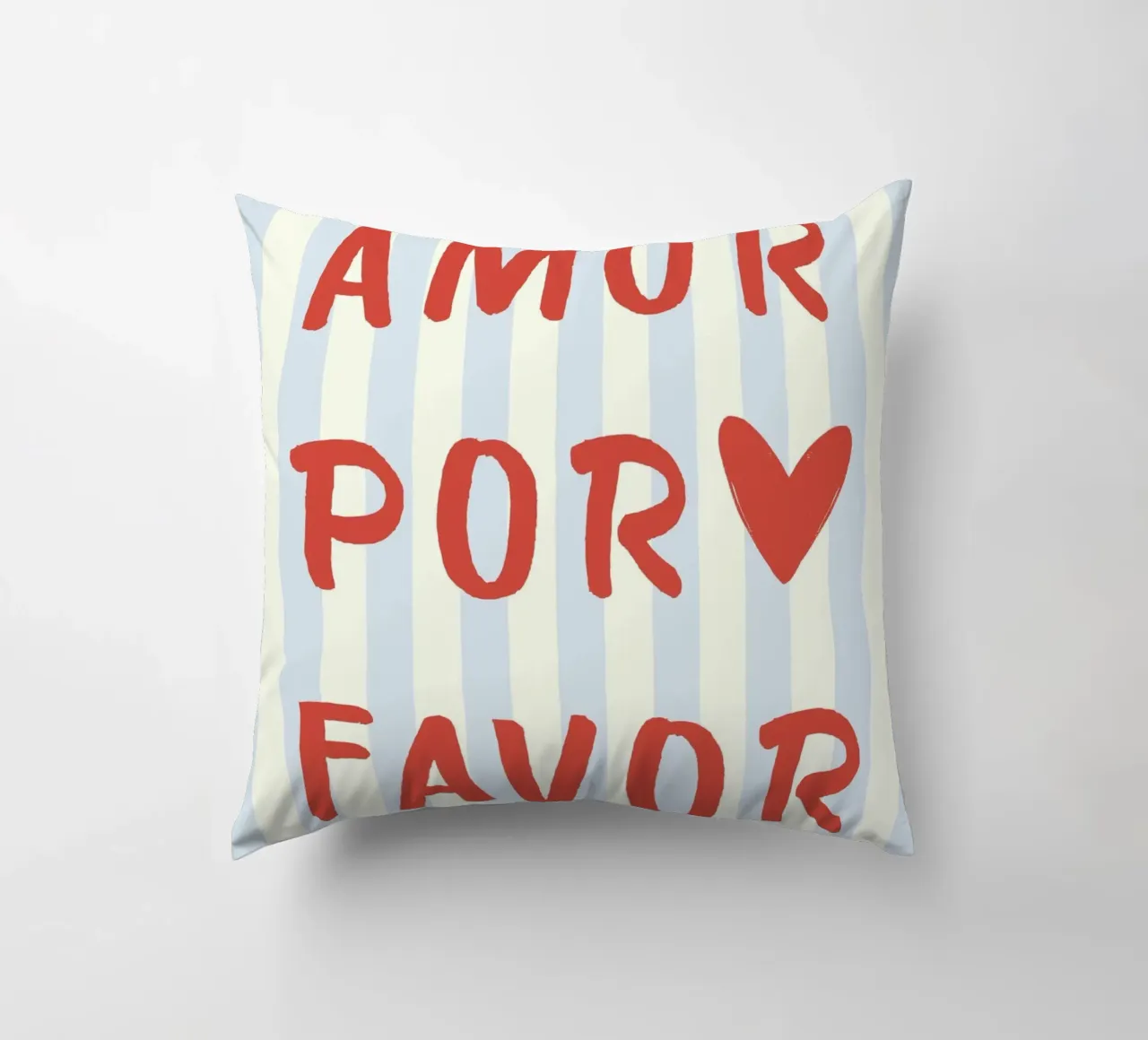 Amore per favore Citazione cuscino da pdigitalprints