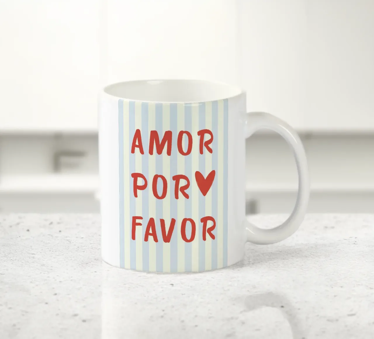 Amore per favore Citazione tazza in ceramica da pdigitalprints