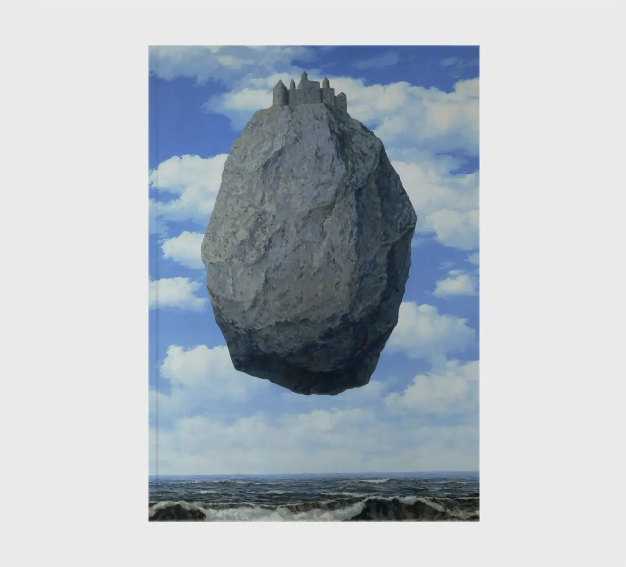 René Magritte’s The Castle in the Pyrenees notebook by Classic Art Prints