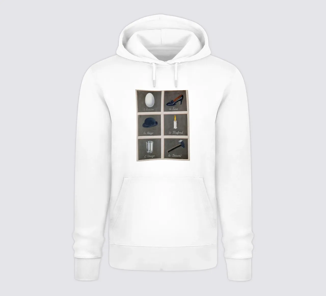 René Magritte’s The Interpretation of Dreams felpa con cappuccio da Classic Art Prints