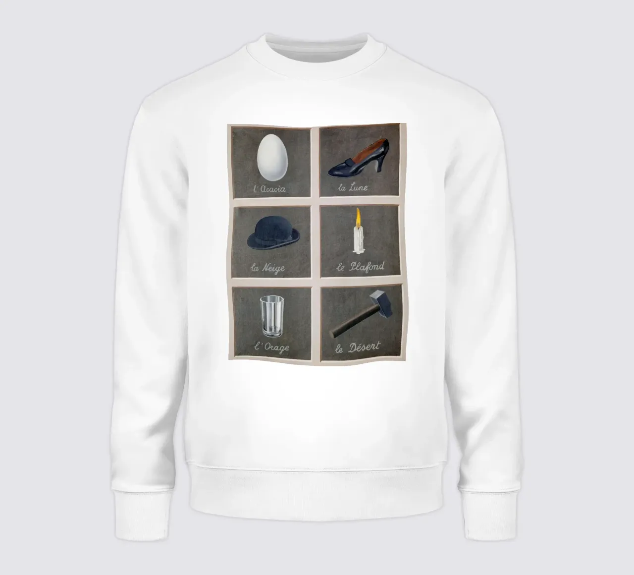 René Magritte’s The Interpretation of Dreams felpa da Classic Art Prints