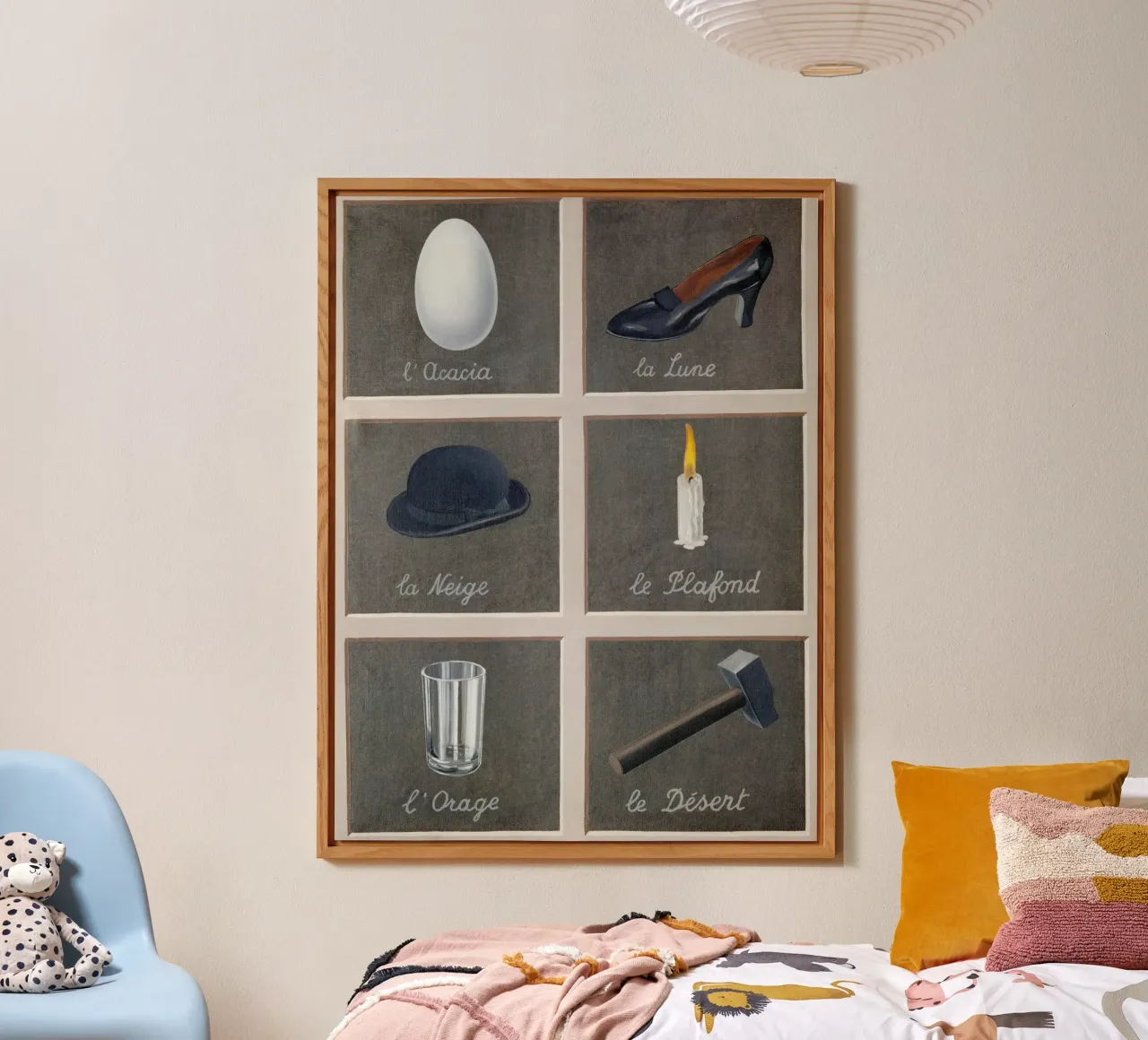 René Magritte’s The Interpretation of Dreams pannello forex da Classic Art Prints