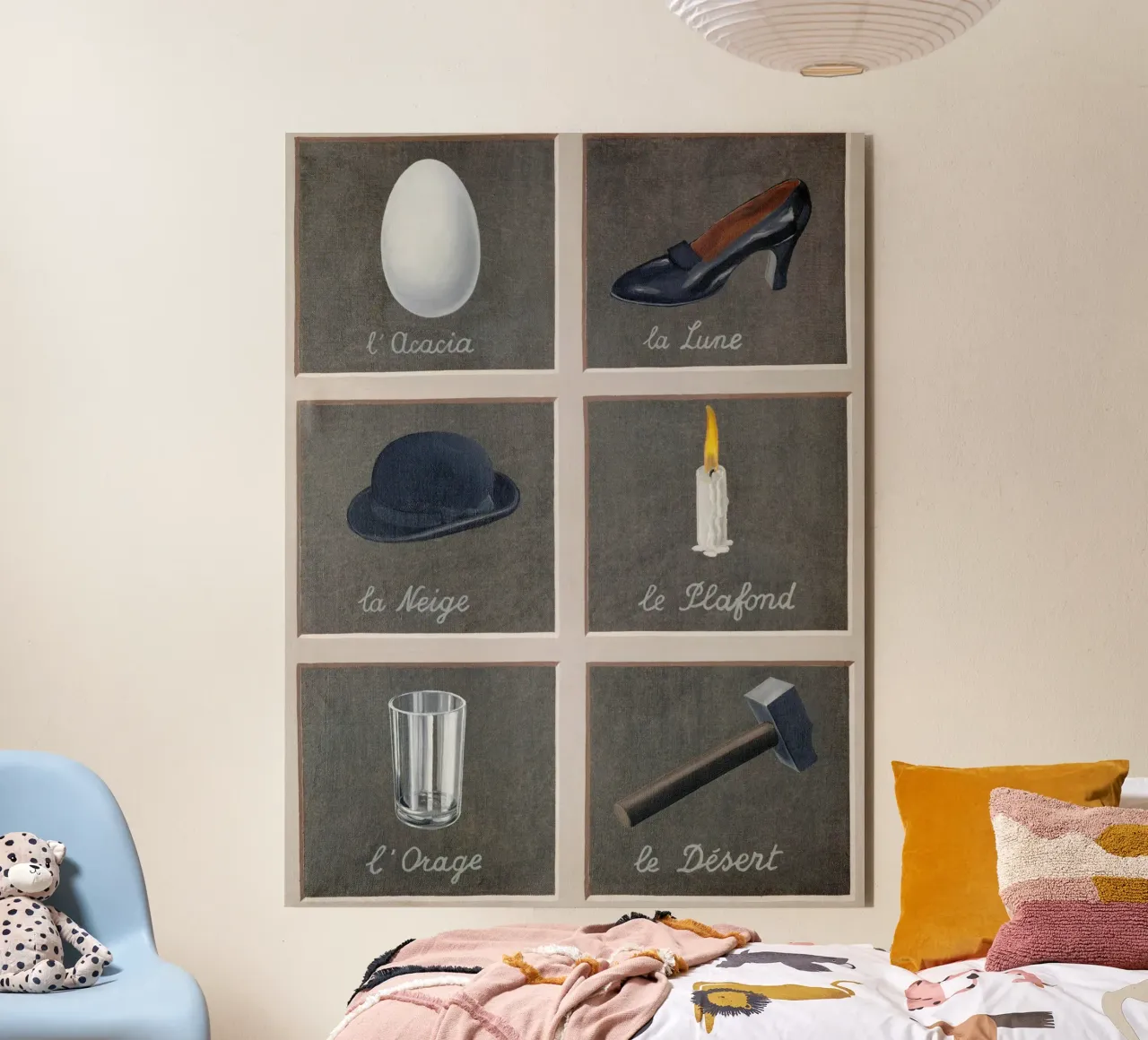 René Magritte’s The Interpretation of Dreams pannello forex da Classic Art Prints