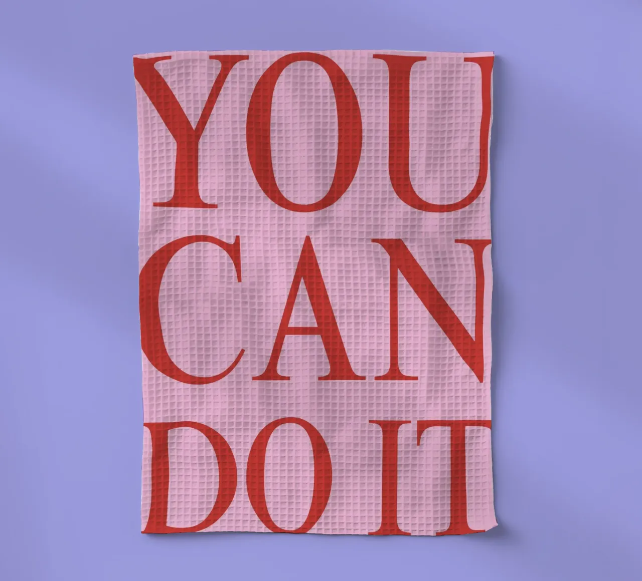 Citation "You Can Do It" - Motivation Typography Design torchon de pdigitalprints