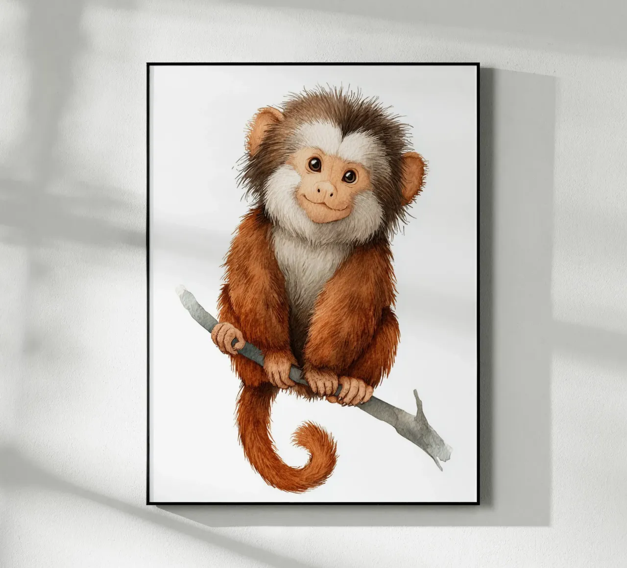 Cute monkey poster plexiglass da Kid’s Dream
