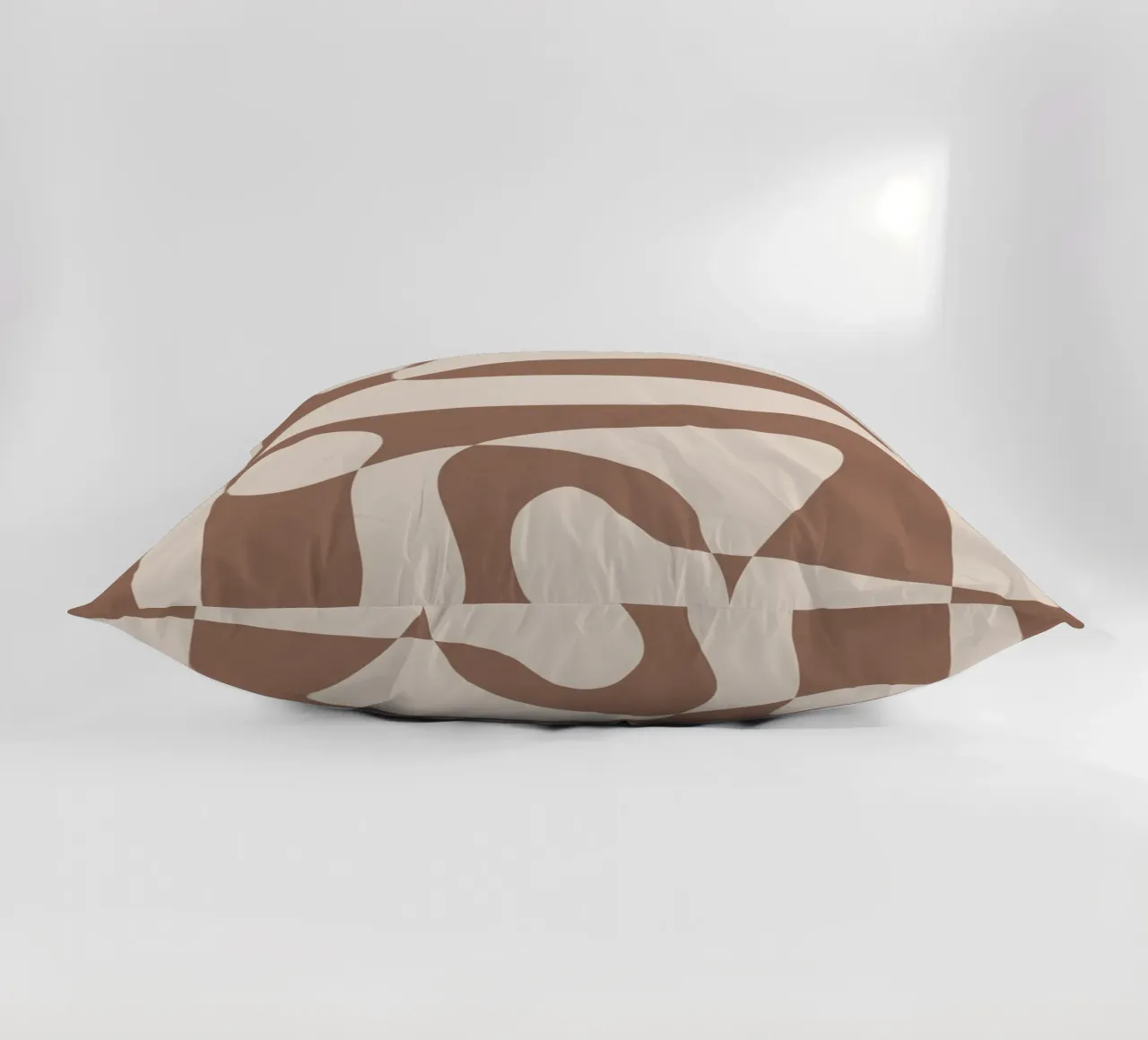 Mocha Modern Abstract 2 cuscino da Nadjaa