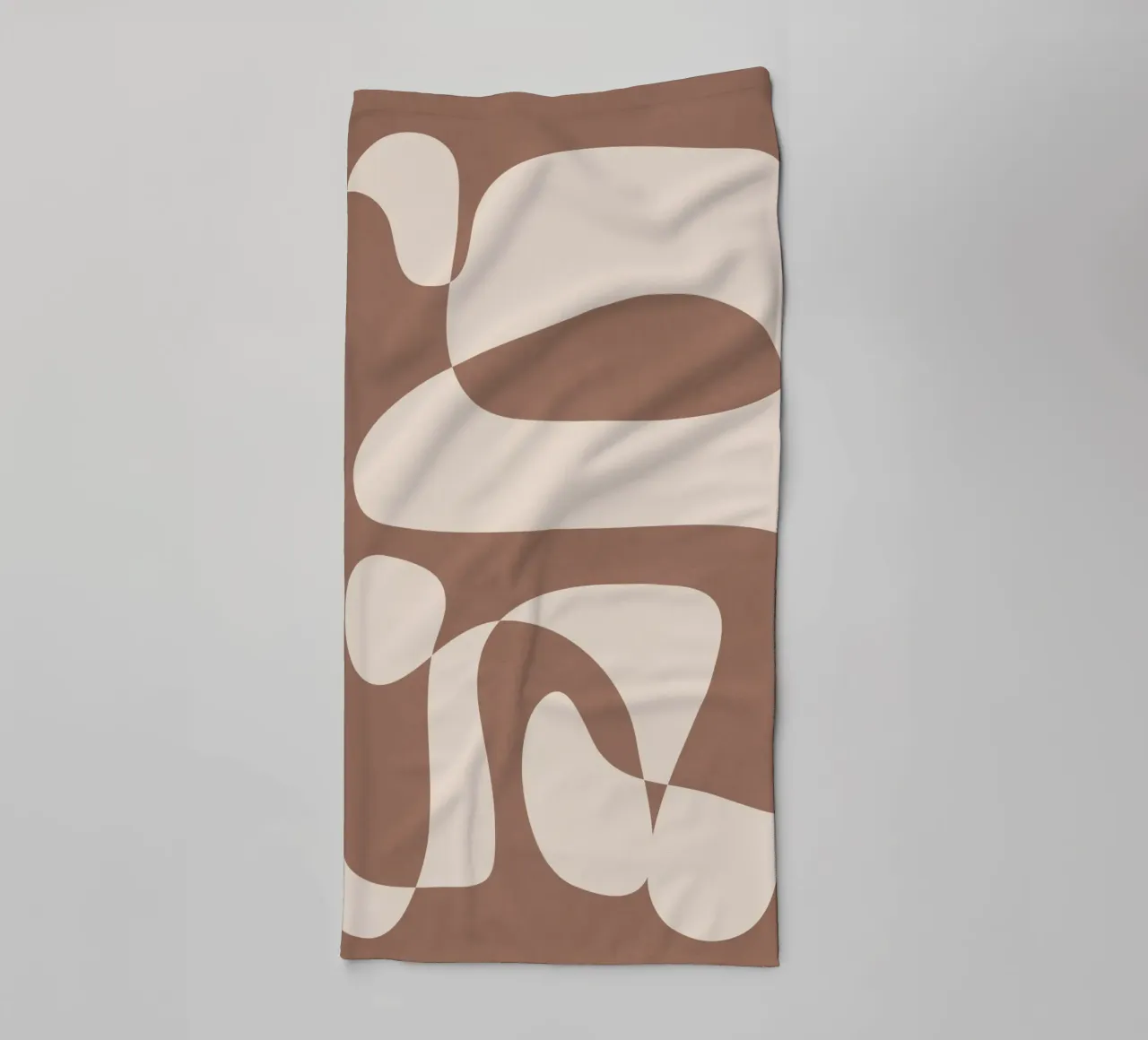 Mocha Modern Abstract 2 asciugamano da bagno da Nadjaa