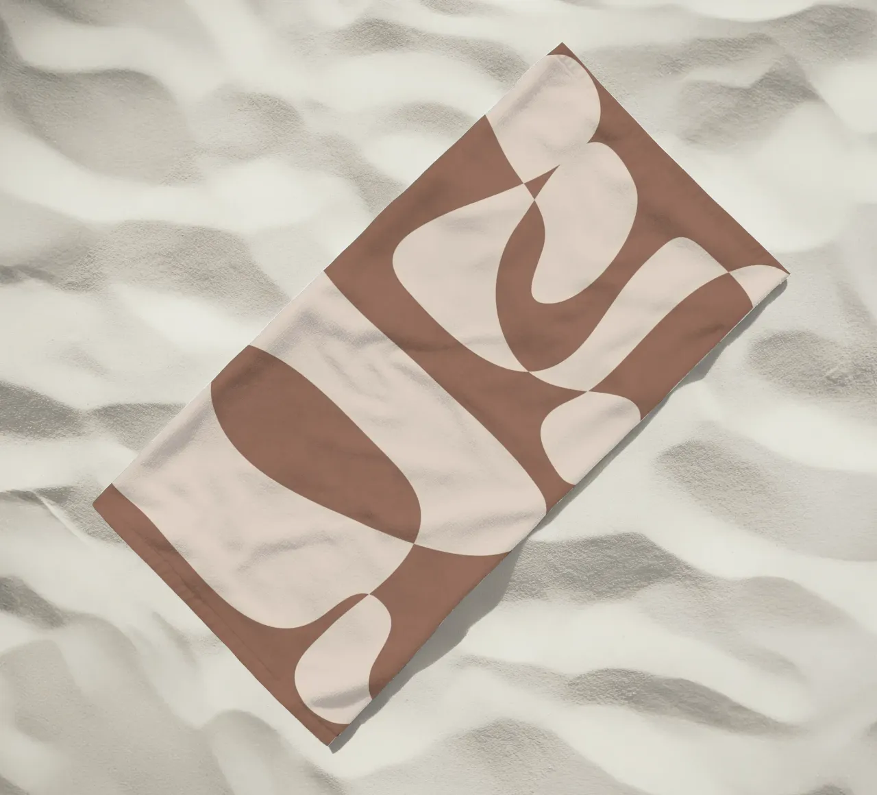 Mocha Modern Abstract 2 telo mare da Nadjaa
