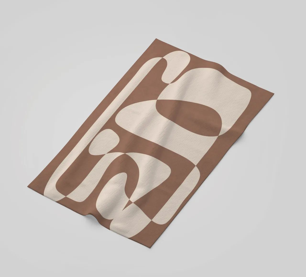 Mocha Modern Abstract 2 telo mare da Nadjaa