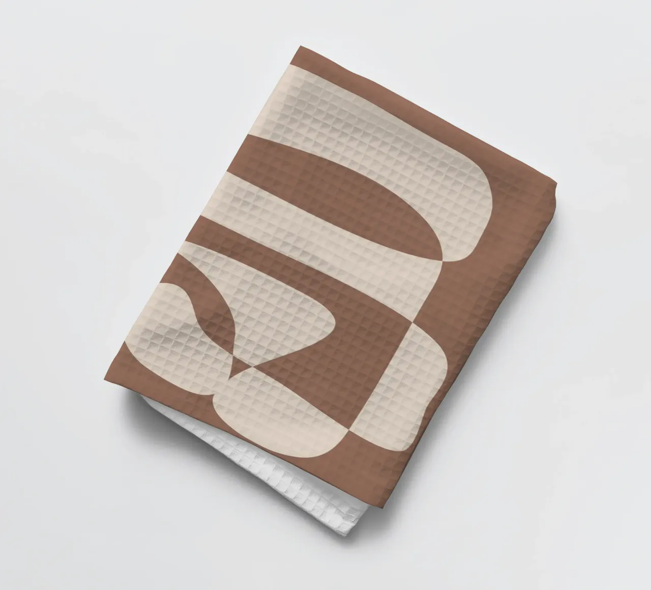 Mocha Modern Abstract 2 canovaccio da cucina da Nadjaa