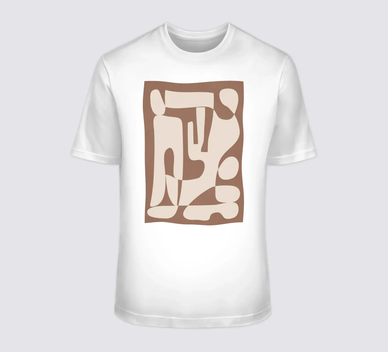 Mocha Modern Abstract 3 t-shirt da Nadjaa