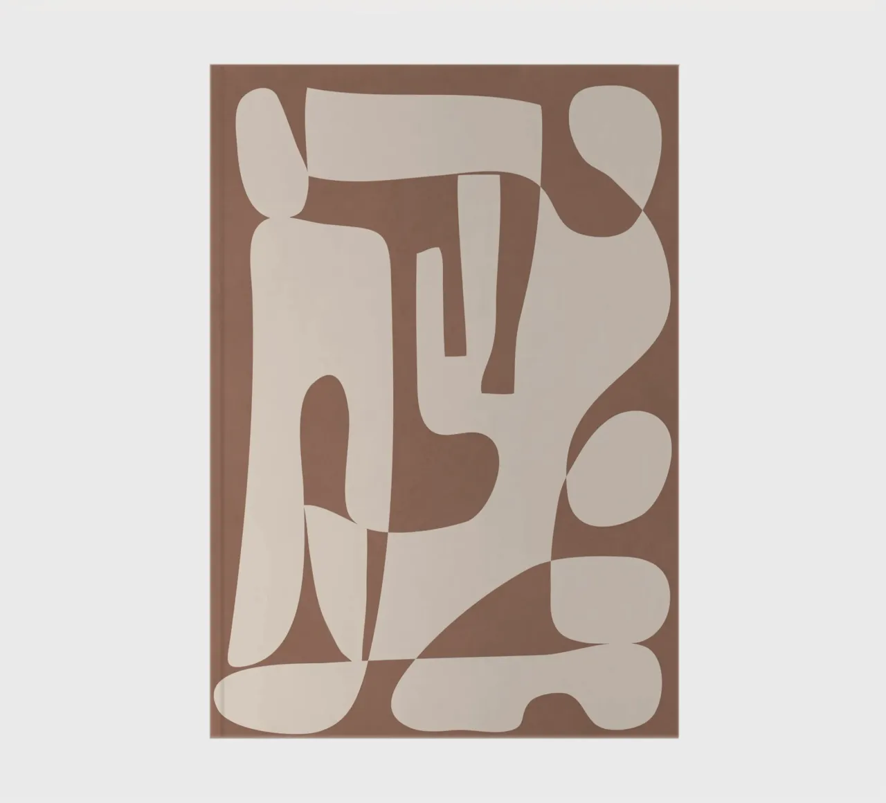 Mocha Modern Abstract 3 diario da Nadjaa