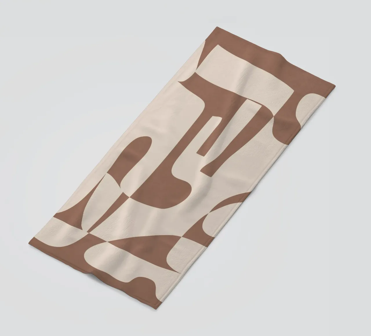 Mocha Modern Abstract 3 telo mare da Nadjaa