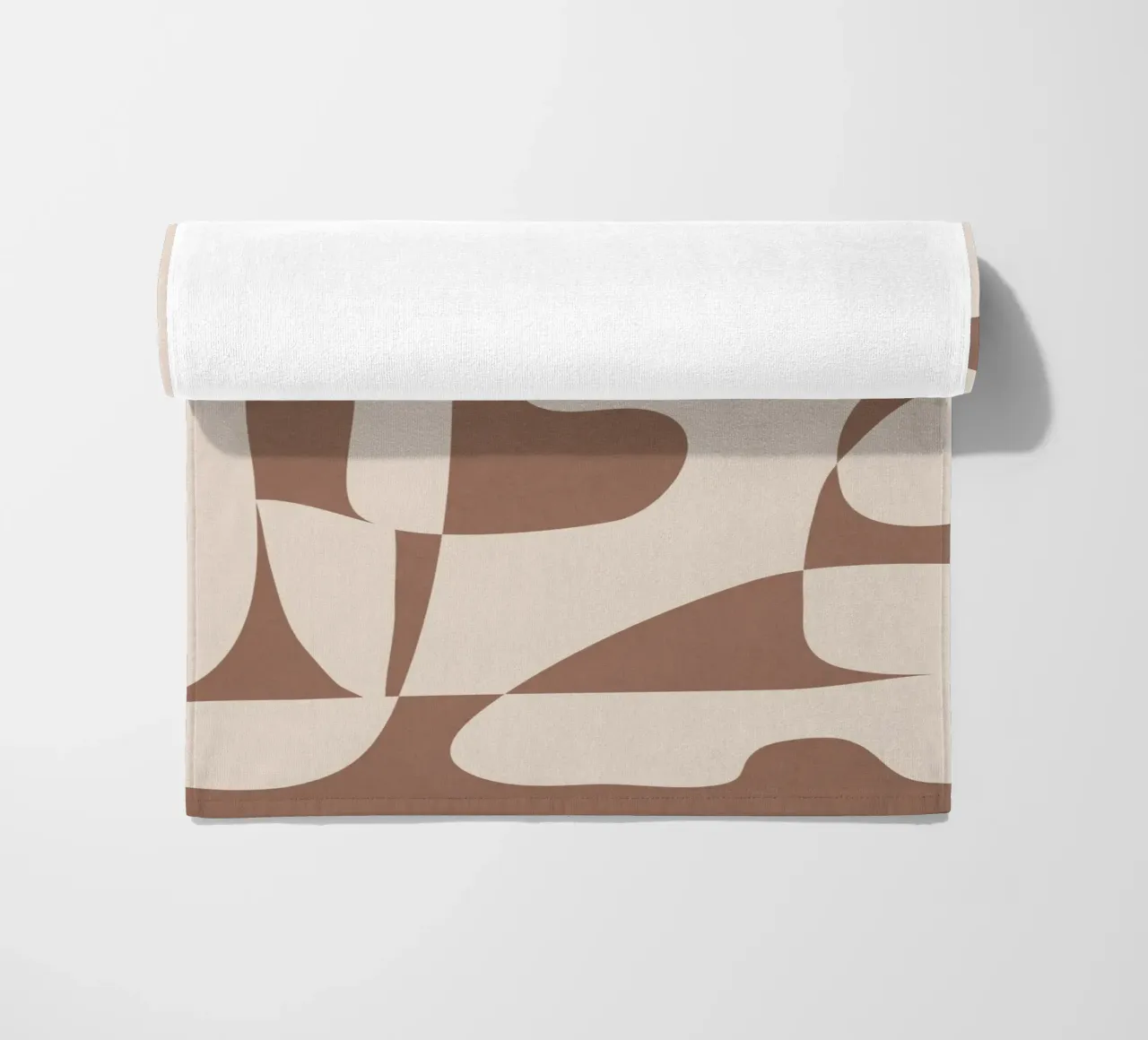 Mocha Modern Abstract 3 telo mare da Nadjaa