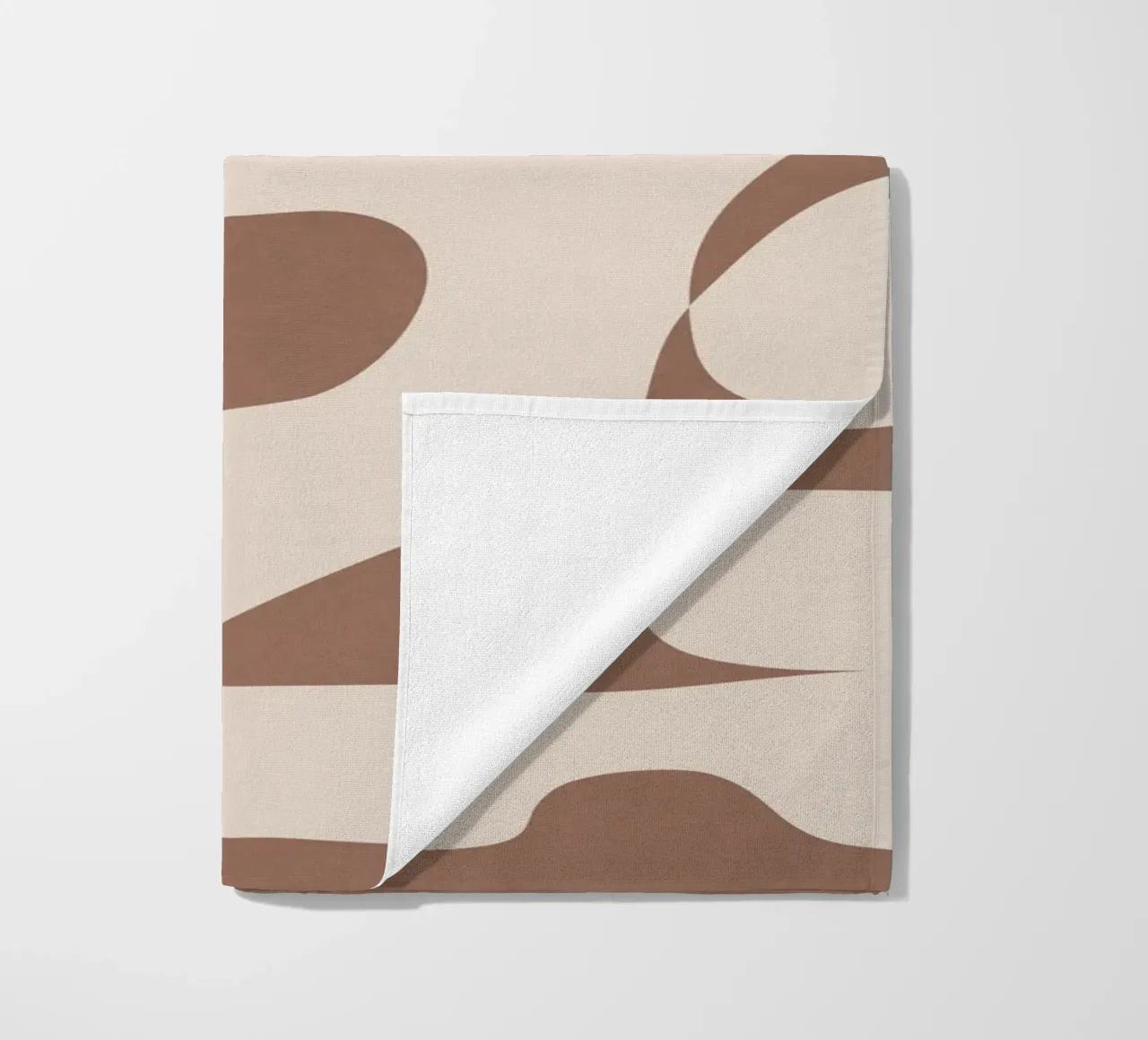 Mocha Modern Abstract 3 telo mare da Nadjaa