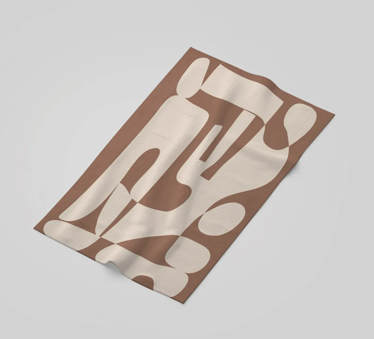 Mocha Modern Abstract 3 telo mare da Nadjaa