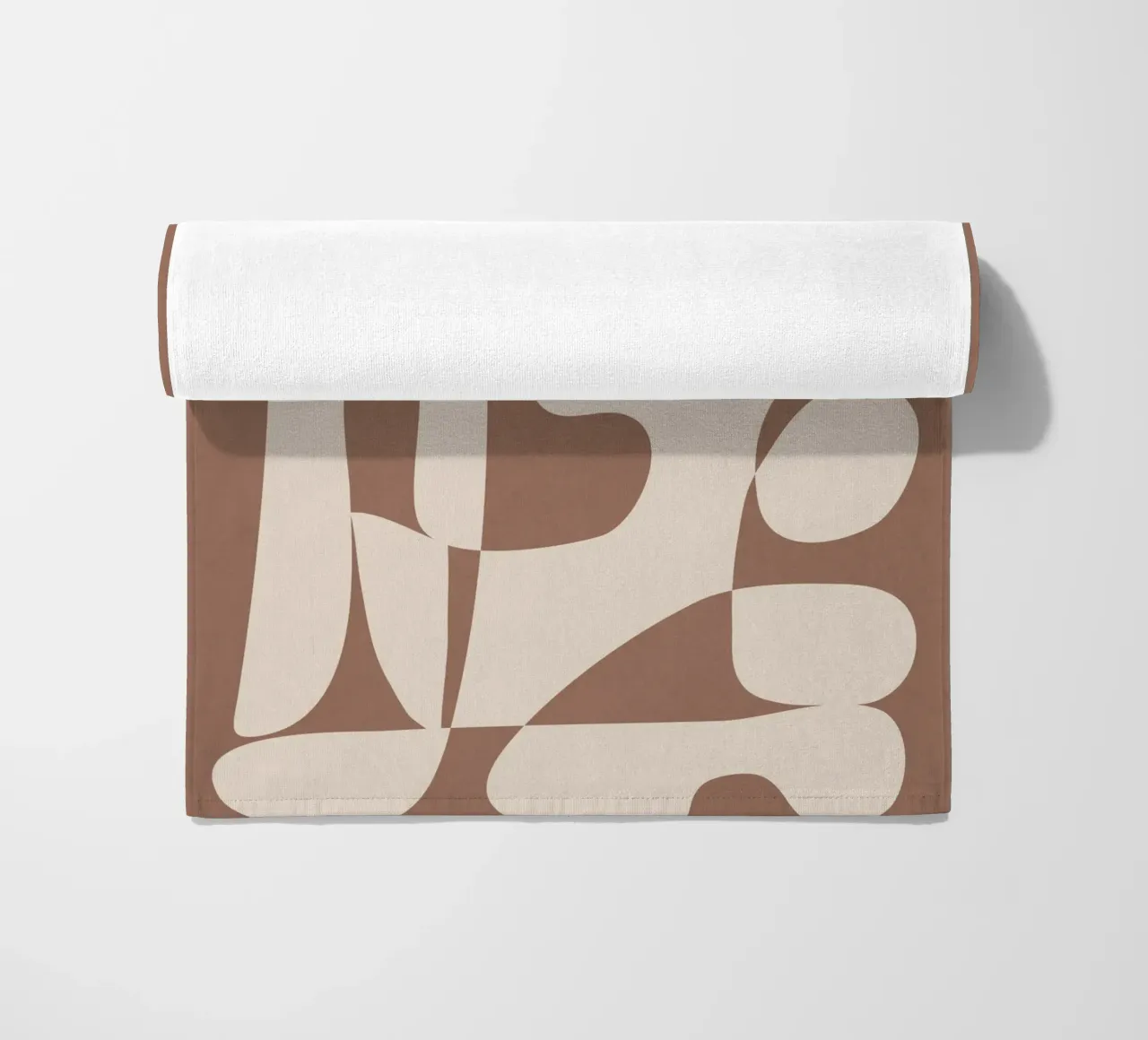 Mocha Modern Abstract 3 telo mare da Nadjaa